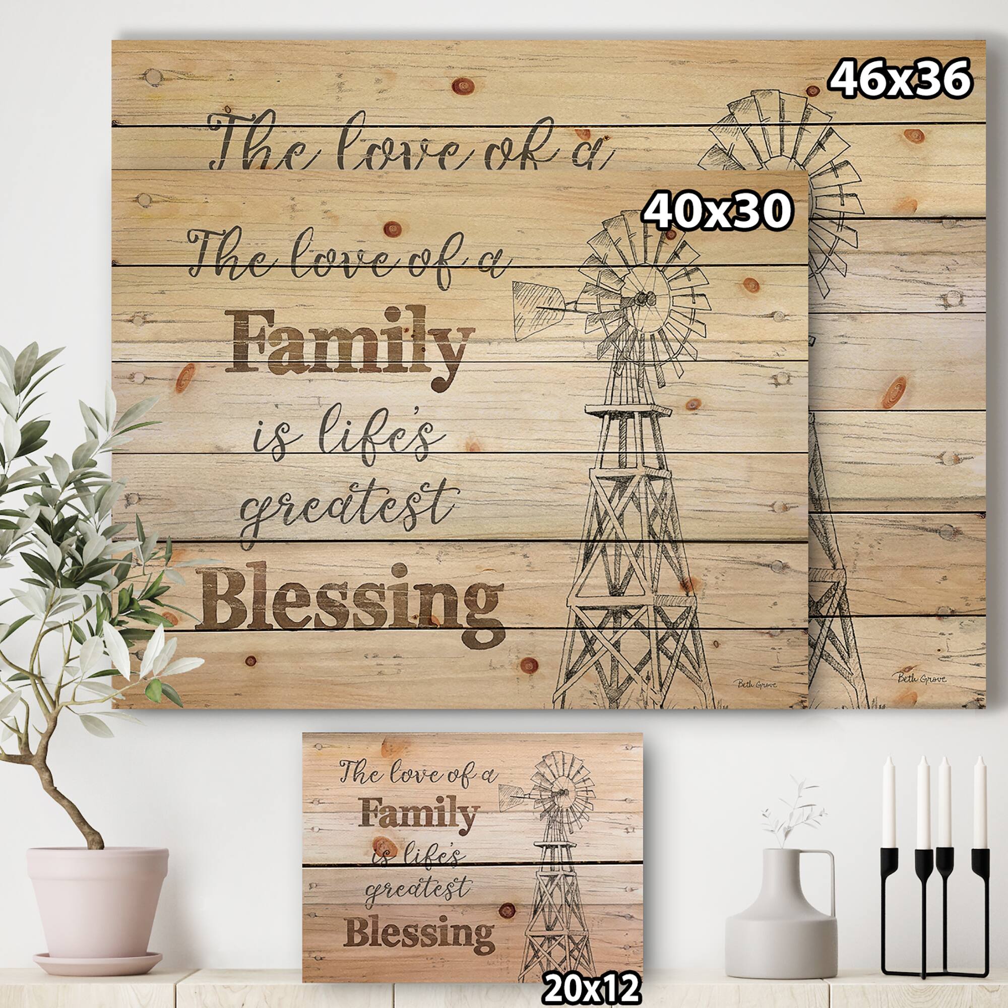 Designart - Farmhouse Moment windmills